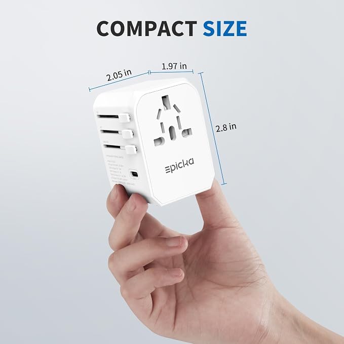EPICKA Universal Travel Adapter, International Power Adapter - Image 7