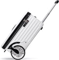 Extra Large Wheels Carry On Luggage Hard Shell Suitcase Top Opening Hardside by Unknown