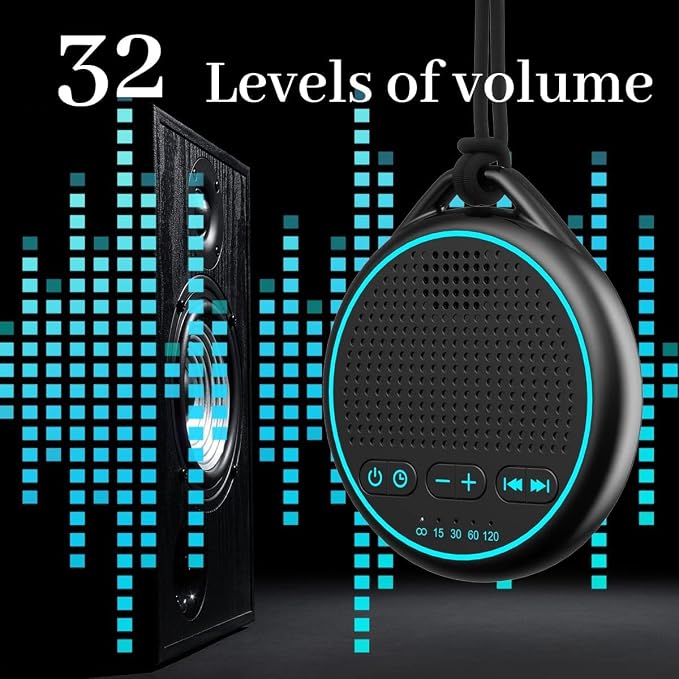 White Noise Sound Machine with 25 Soothing Natural Sounds Rechargeable Battery - Image 6