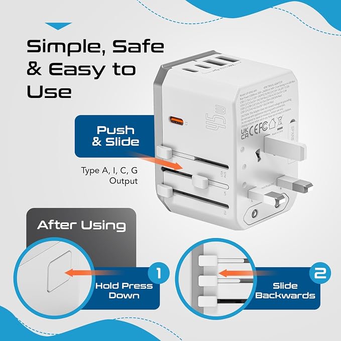 Ceptics 6-in-1 Universal Travel Adapter - Image 8