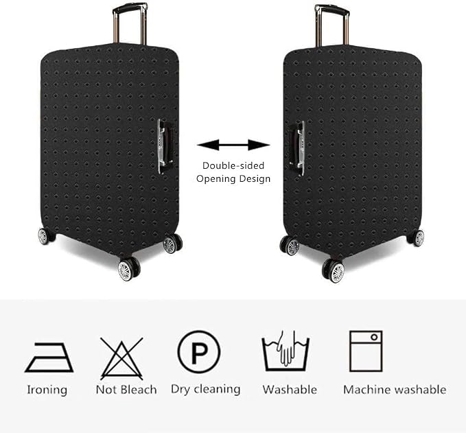 7-Mi Travel Luggage Cover Protector, Washable Suitcase Protector Anti-scratch - Image 2