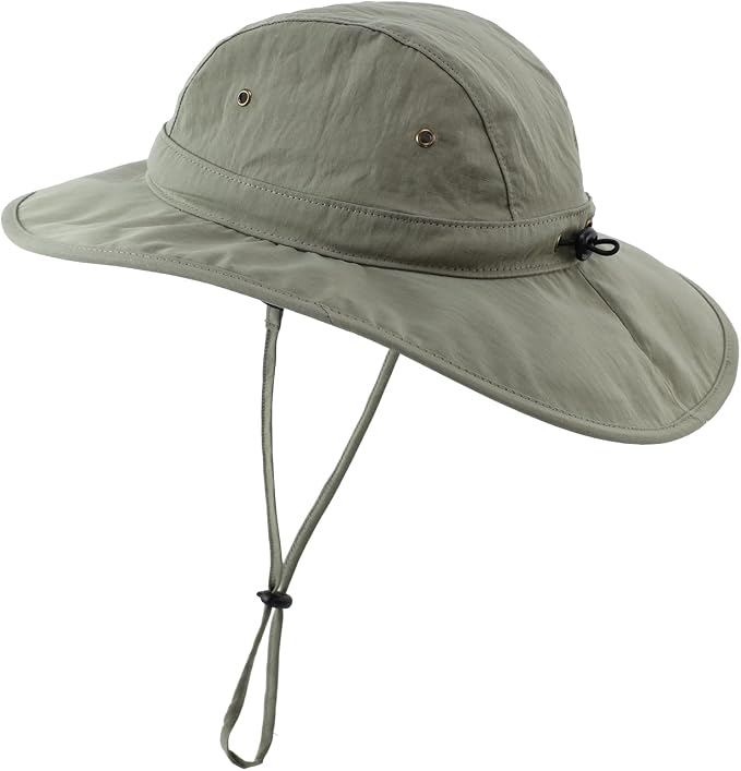 Home Prefer Summer UPF 50+ Men's Bucket Sun Hat Wide Brim Fishing Hat Safari Hat - Image 4