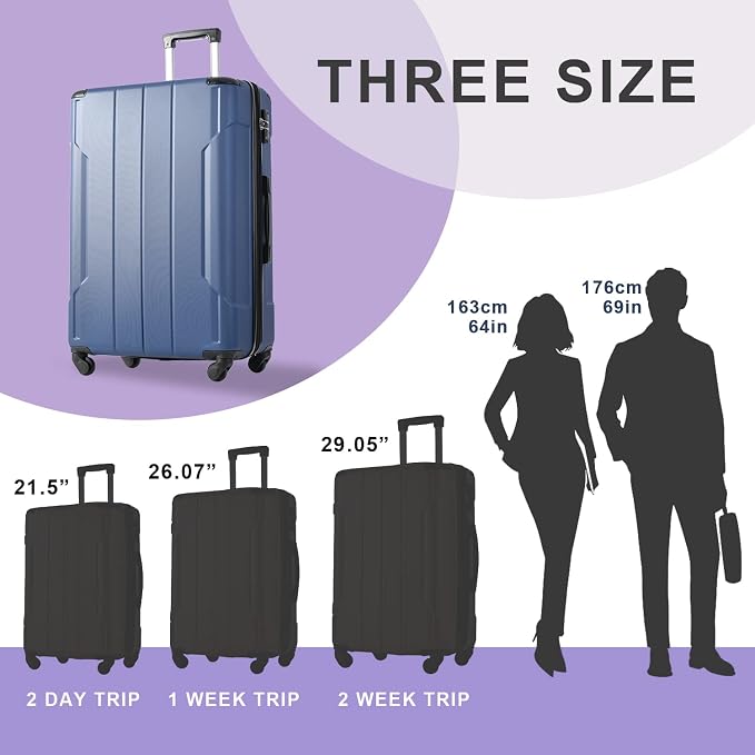 Merax Luggage Sets of 2 Suitcases - Image 6