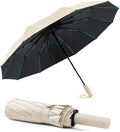 Large Double-Ribs Umbrella Automatic Folding Umbrella by Lantusire