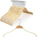 TOPIA HANGER Slim Natural Wood Hangers by TOPIAHANGER