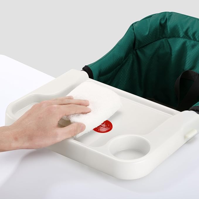 Hook On Chair with Removable Dining Tray, Portable Table High Chair, Folding - Image 6