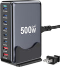 500W USB C Charger Block, 8-Port Fast USB Charging Station Dual PD 100W GaN Ⅲ by Unknown