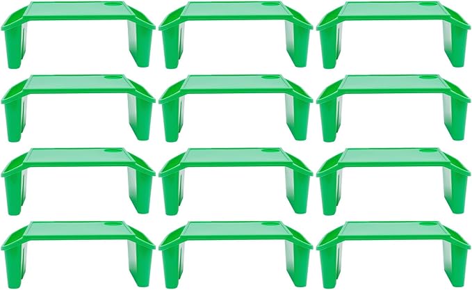 12 Pcs Kids Lap Desk Tray, 19.7×9.8×7.1In Portable Lap Bed Table - Image 6