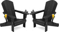SERWALL HDPE Folding Adirondack Chair by SERWALL