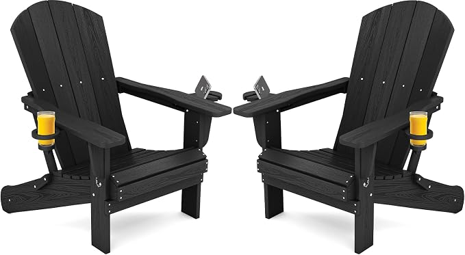 SERWALL HDPE Folding Adirondack Chair by SERWALL