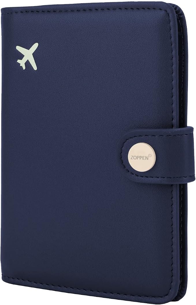 ZOPPEN Passport Holder Women Men, Passport Cover Travel Wallet Rfid Blocking - Image 7
