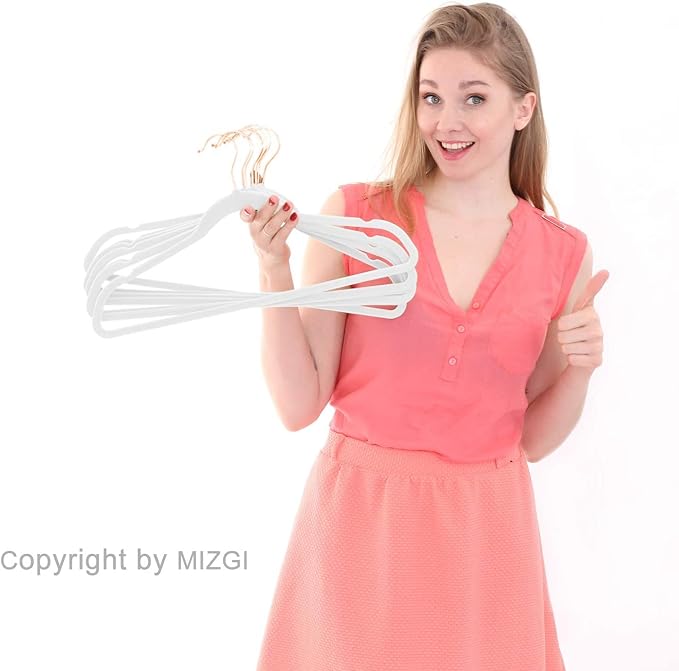 MIZGI Premium Velvet Hangers Heavy Duty - Image 9