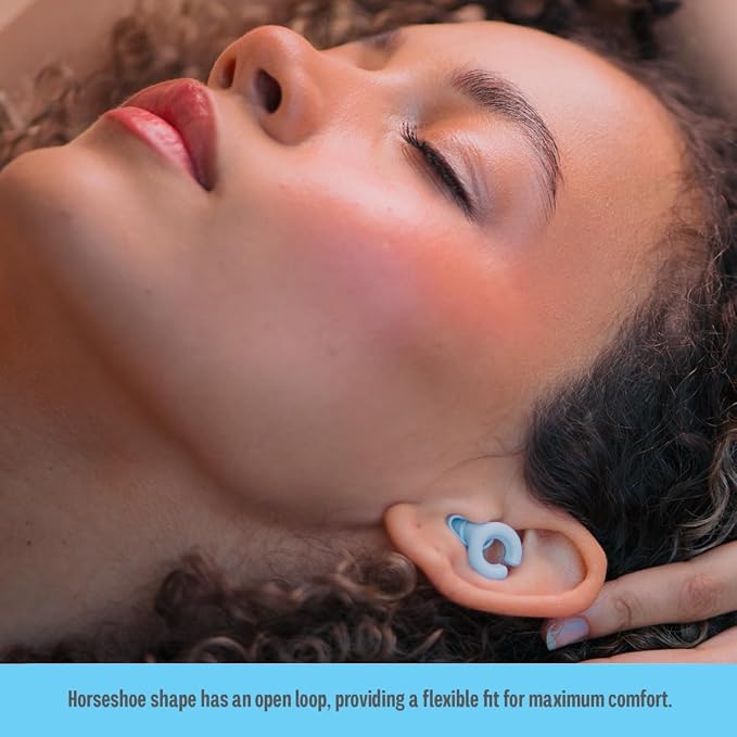 Ear Plugs, Reusable Soft Silicone Plugs - Image 2