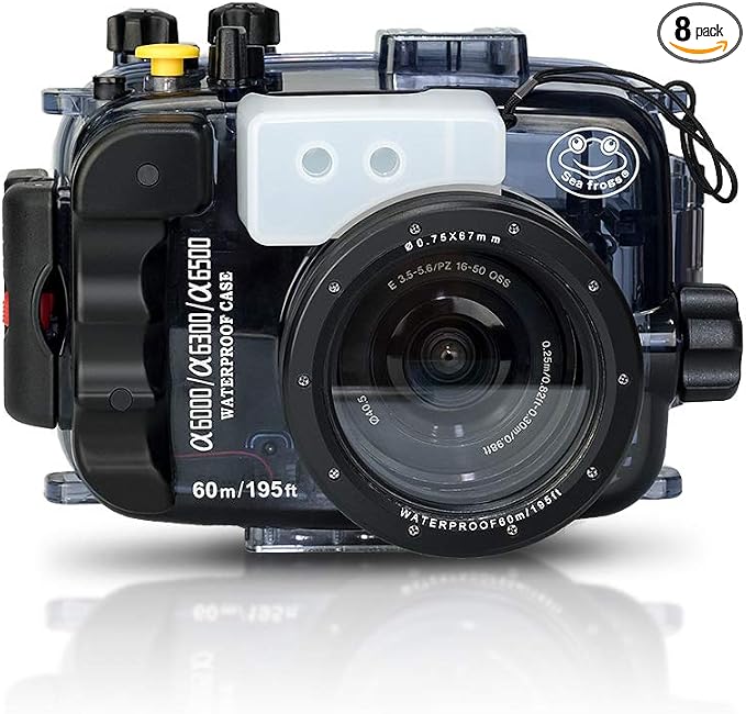Seafrogs 40m/130ft Waterproof Underwater Camera Housing Waterproof Case by Seafrogs