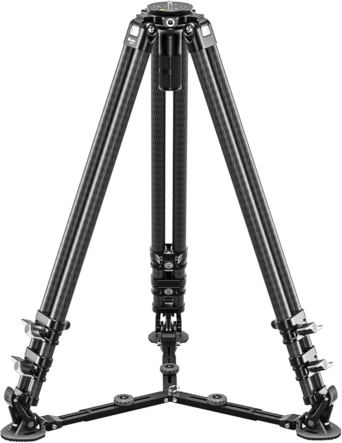 Leofoto LVC-253C+BV-20 Video Tripod, Twin Leg, Integrated Bowl, Leveling Base - Image 3