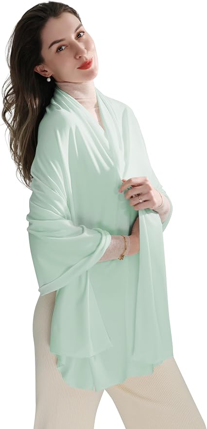 VENVSBEE Shawl Wraps for Women, Travel Scarf Soft Blanket Wrap Pashmina Travel by VENVSBEE