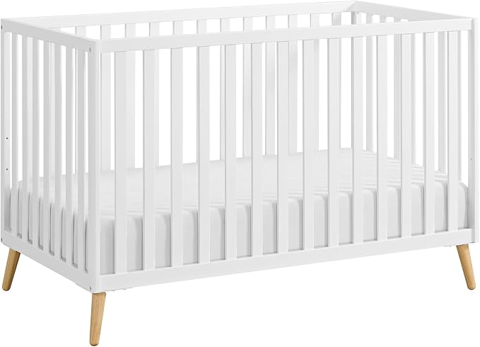 Oxford Baby Cozy Nest Convertible Island Crib, Snow White/Natural by OxfordBaby