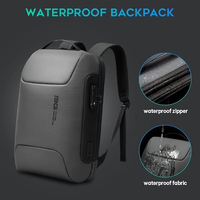 BANGE Anti Theft Backpack，Smart Business Laptop Fits 15.6 Inch Notebook - Image 6