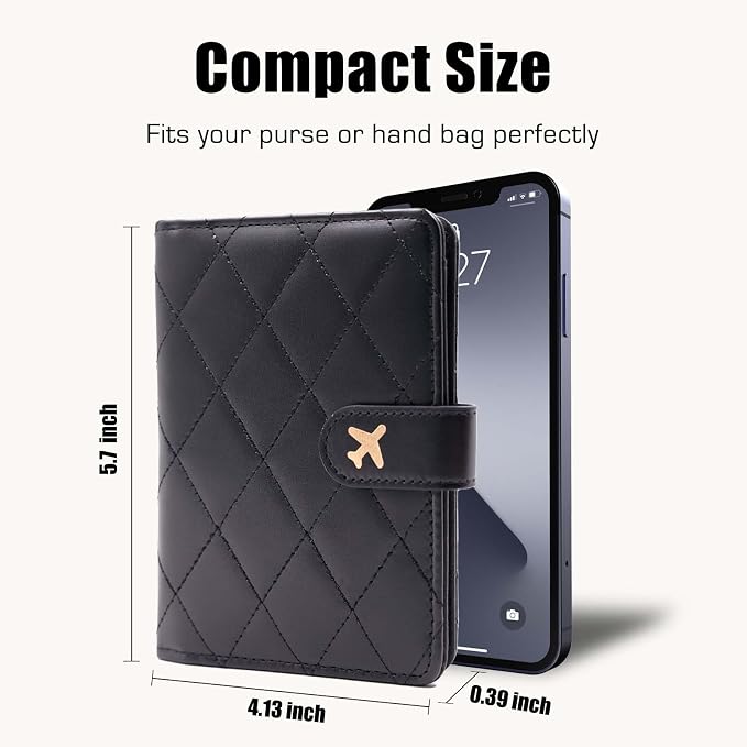 Melsbrinna Premium Leather Passport Holder Covers Case, Waterproof Rfid - Image 4