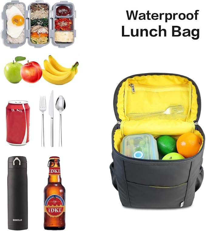NOL Natural Organic Lifestyle Insulated Lunch Bags - Image 3
