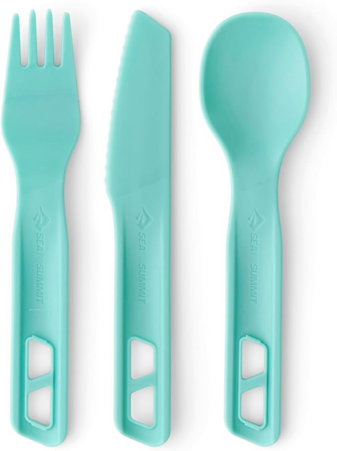 Sea to Summit Passage Camp Cutlery Set, Spoon and Knife, Aqua Sea Blue by SeaToSummit