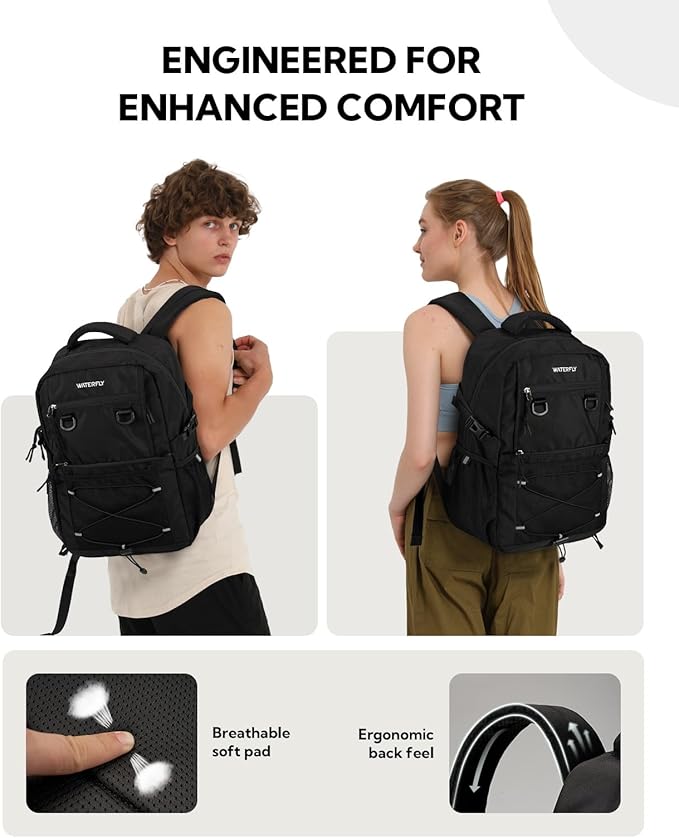 WATERFLY Travel Hiking Casual Backpack: 22L Lightweight Everyday Outdoor City - Image 2