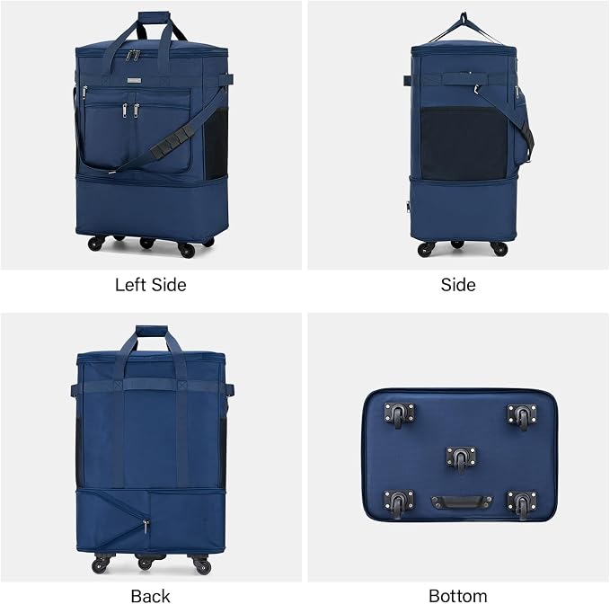 MILADA Expandable Luggage Bags for Travel Foldable Suitcase - Image 9