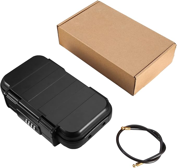 LOFICOPER Portable Safe Lock Box, 4 Digit Security Case, Beach Safe Box - Image 8