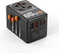 TESSAN Universal Travel Adapter, GaN 65W International Plug Adaptor by TESSAN