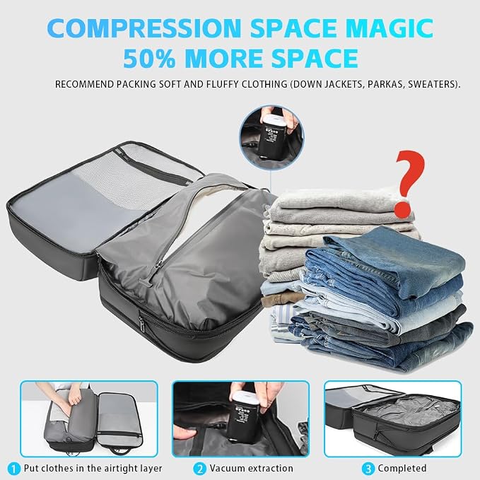 TANGCOLR Vacuum Travel Backpack - Image 3