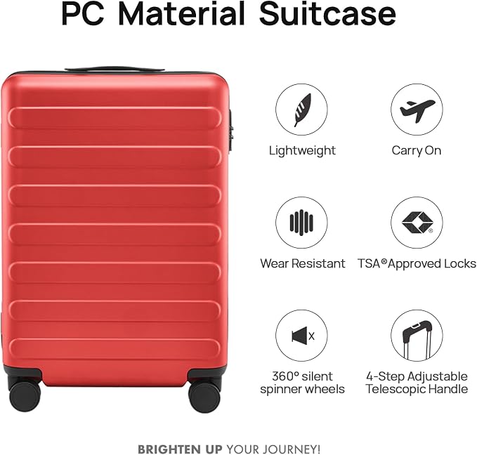 Carry on Luggage 22 X 14 X 9 Airline Approved, 20 Inch Luggage - Image 2