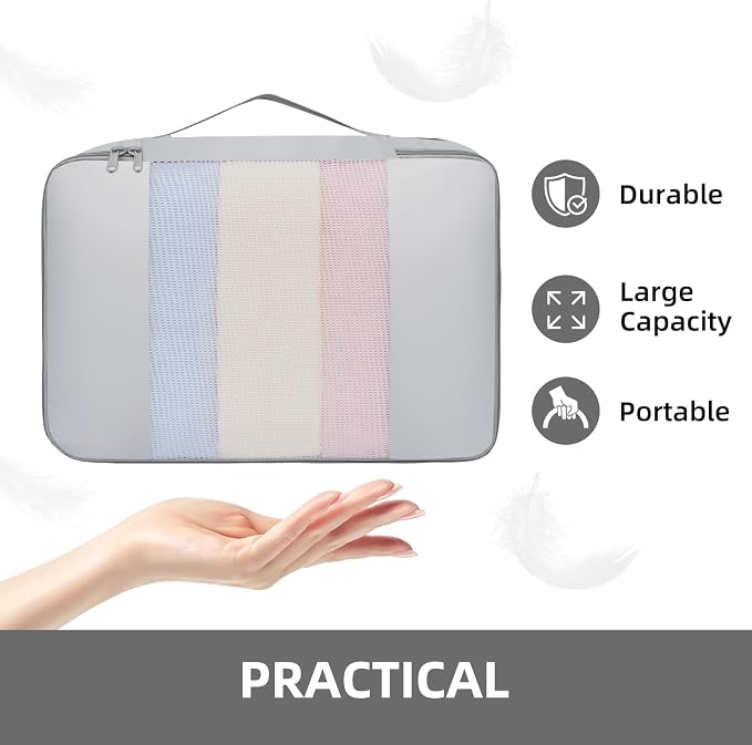 BAGAIL 6 Set/8 Set/10 Set Packing Cubes Various Sizes Packing Organizer - Image 7