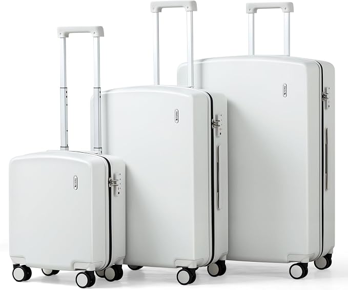 Hanke Hard Shell Luggage Sets 3 Pieces, Carry On and Checked Luggage Sets by Hanke