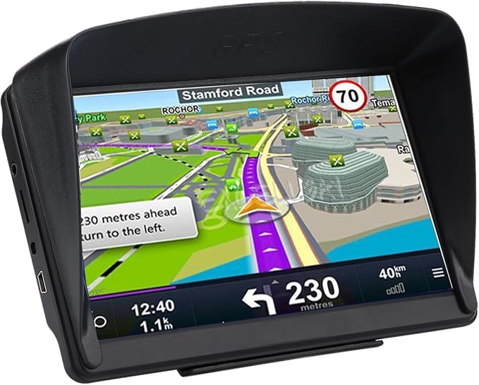 GPS Navigator for Car Truck RV, 7 Inch Touch Screen, Latest 2025 Maps for Car - Image 2