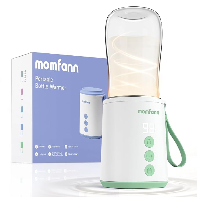 Portable Bottle Warmer, Travel Baby Bottle Warmer by momfann