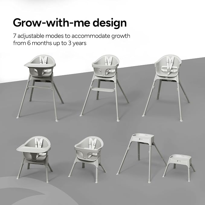 Mompush Olli 7-in-1 Convertible High Chair - Image 2