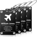 4 Pack Personalized Luggage Tags by Unknown