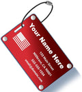 Personalized Metal Luggage Tags by Kcule
