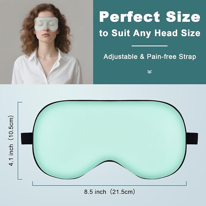 Sleep Mask, Real Natural Pure Silk Eye Masks - Image 3