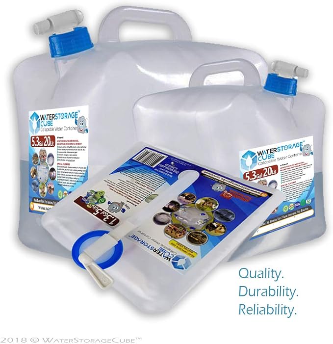 WaterStorageCube BPA Free Collapsible Water Container - Image 8