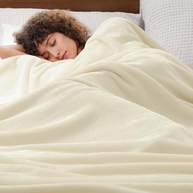 PHF Ultra Soft Fleece Blanket Twin Size, No Shed No Pilling Luxury Plush Cozy - Image 2