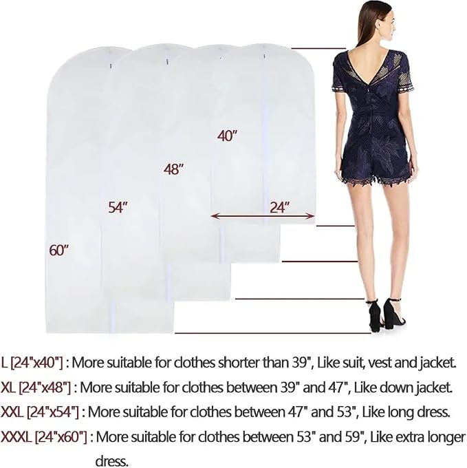Garment Bags for Hanging Clothes Travel Garment Bag - Image 2