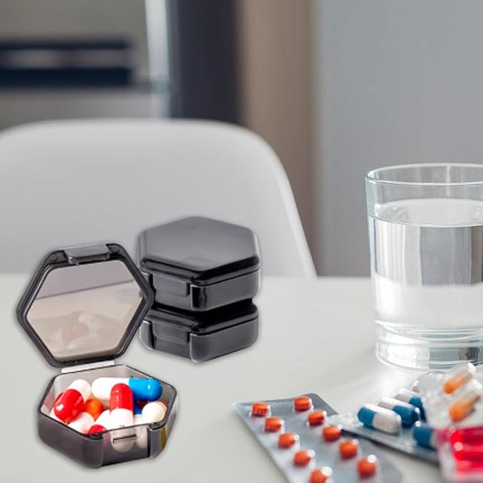 Small Pill Case Travel Pill Box Cute Pill Organizer - Image 6