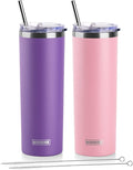 koodee 20 oz Skinny Tumbler Stainless Steel Double Wall Insulated Water Tumbler by koodee