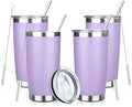 20oz Tumbler with Straw and Brush, Stainless Steel Vacuum Insulated tumbler by Unknown
