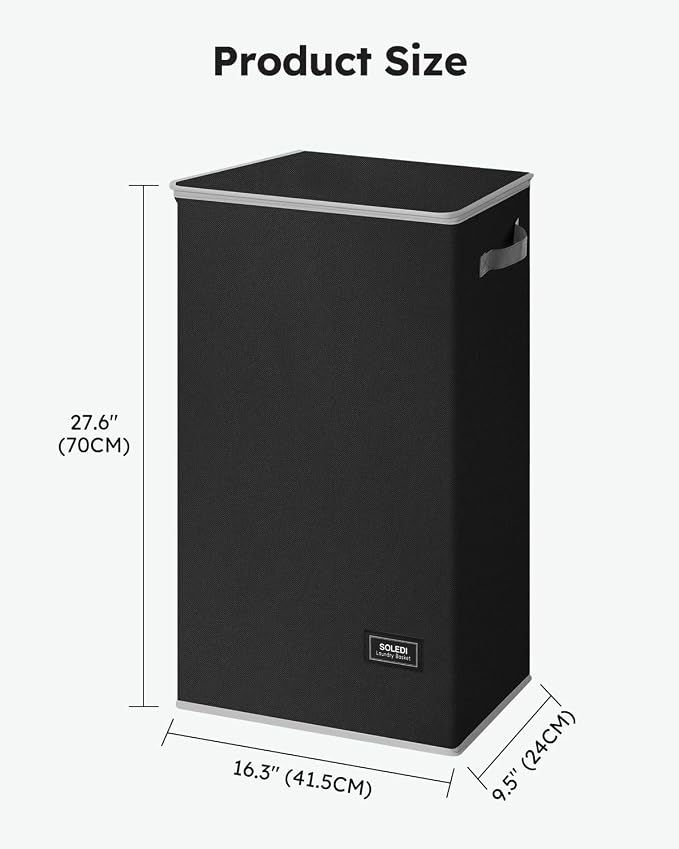 SOLEDI Slim Laundry Hamper - Image 6