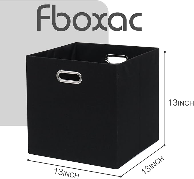 Collapsible Organization Basket Fabric Foldable Box - Image 2