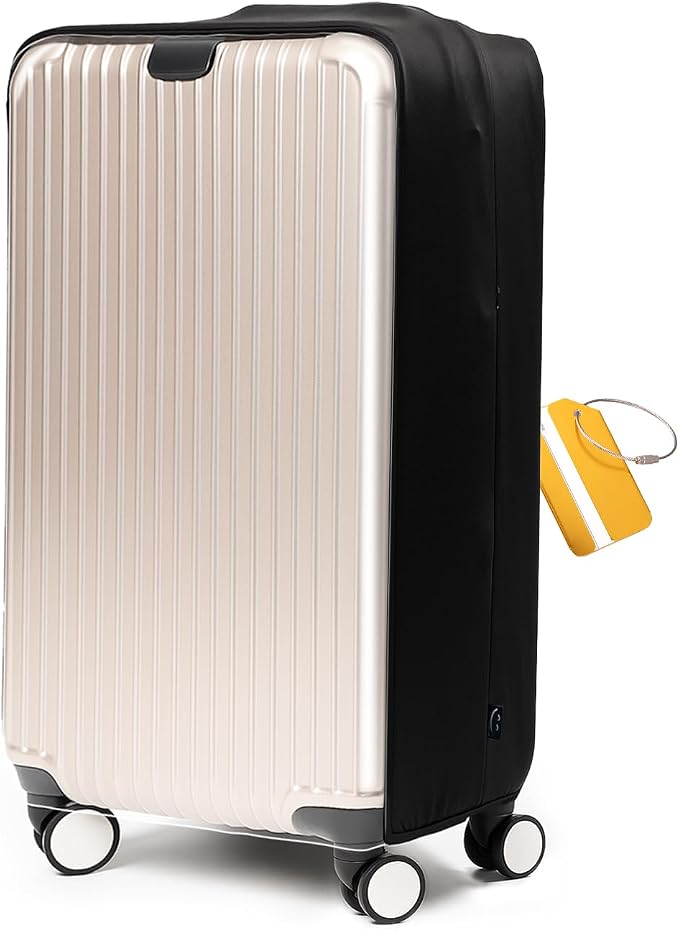 OrgaWise Clear Luggage Cover, For Suitcase Tsa Approved Transparent TPU by OrgaWise