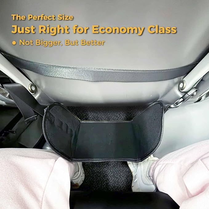 2 Pack - Foot Hammock for Plane Travel, Portable Airplane Foot Hammock - Image 2