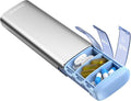 Vaydeer Metal Travel Pill Organizer, 7 Day Weekly Pill Box, Large Capacity by Vaydeer
